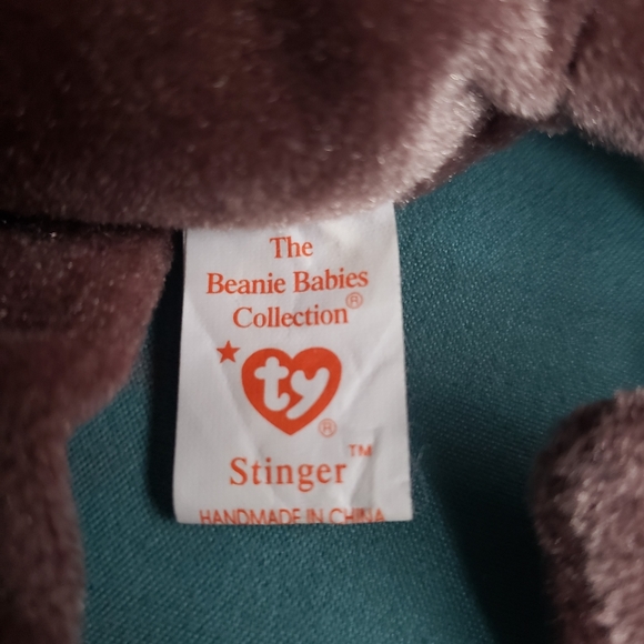 Retired, Vintage,  Stinger, ty Beanie Baby - Picture 6 of 6